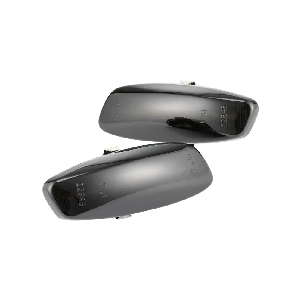2Pcs LED Side Indicator Turn Signal Light Smoked For C3 for C4 C5 207 308 3008 5008