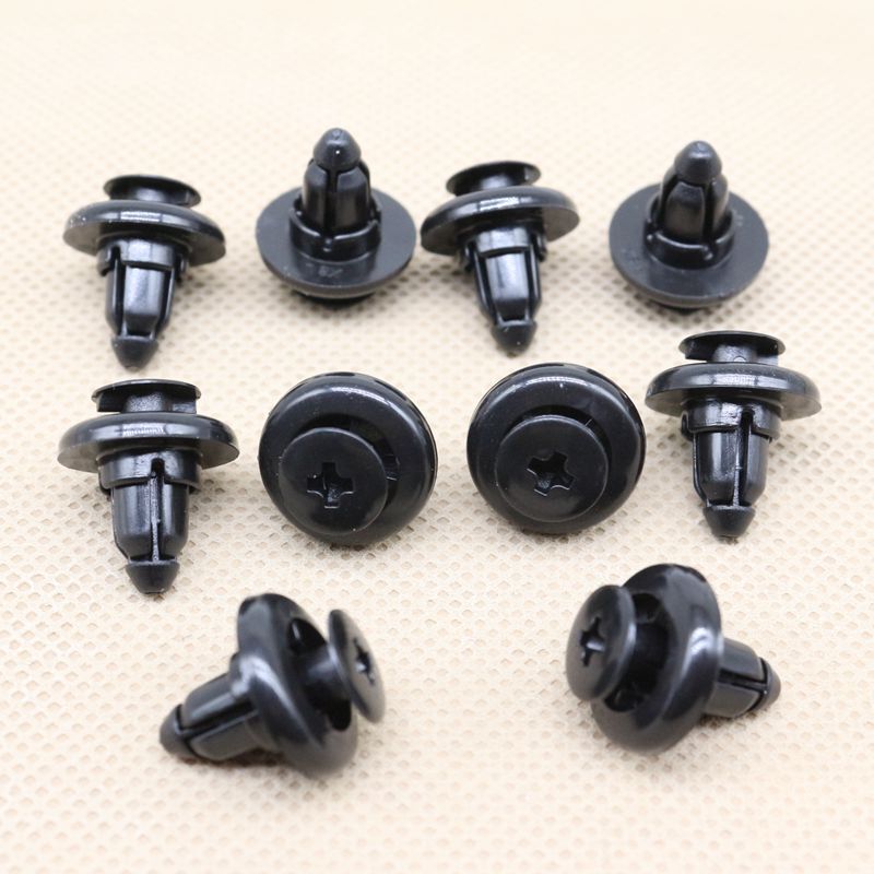 10-Pack Anti-Collision Radiator Grille Push-Type Fixing Clip 30008324 Universal for Suzuki