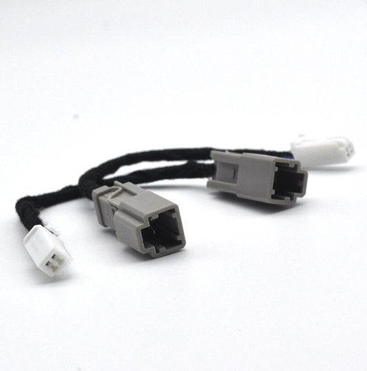 2 Halogen LED Conversion Adaptor trunk plate light cable for Honda Fit CRV for civic