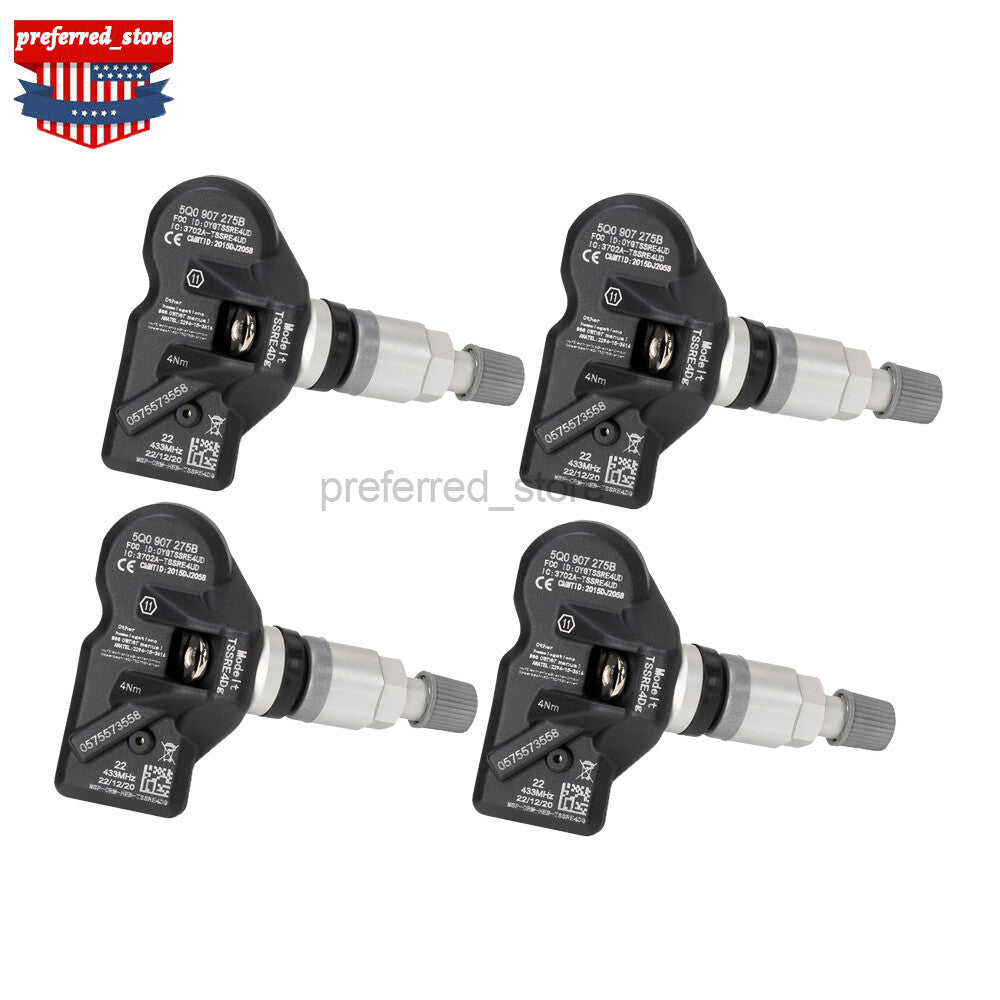 Set of 4 for AUDI 2015-2022 A3 A7 for A6 for A8 QUATTRO TPMS Tire Pressure Sensors