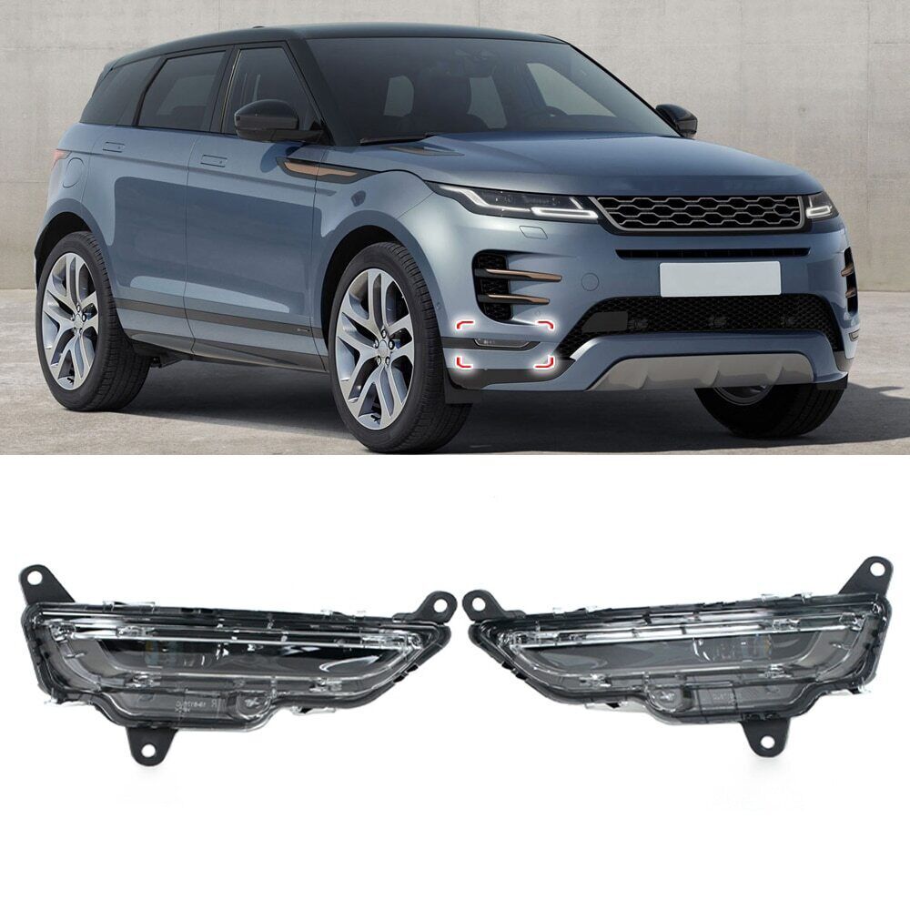 Pair Front DRL LED Driving Lamp Foglamp for Land Rover for Range Rover Evoque 2020