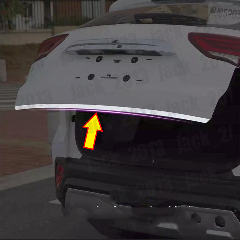 for Hyundai ix35 2018-2024 STAINLESS REAR TRUNK TAIL GATE DOOR LID COVER TRIM