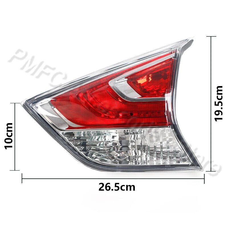 Right for NISSAN X-TRAIL T32 2014-2016 Inner Rear Tail Light Tail Lamp NO Bulb