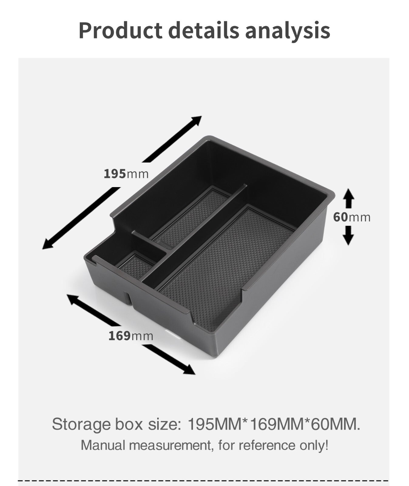 for Chery OMODA 5 2023 2024 Center Console Armrest Storage Box Tray Organizers