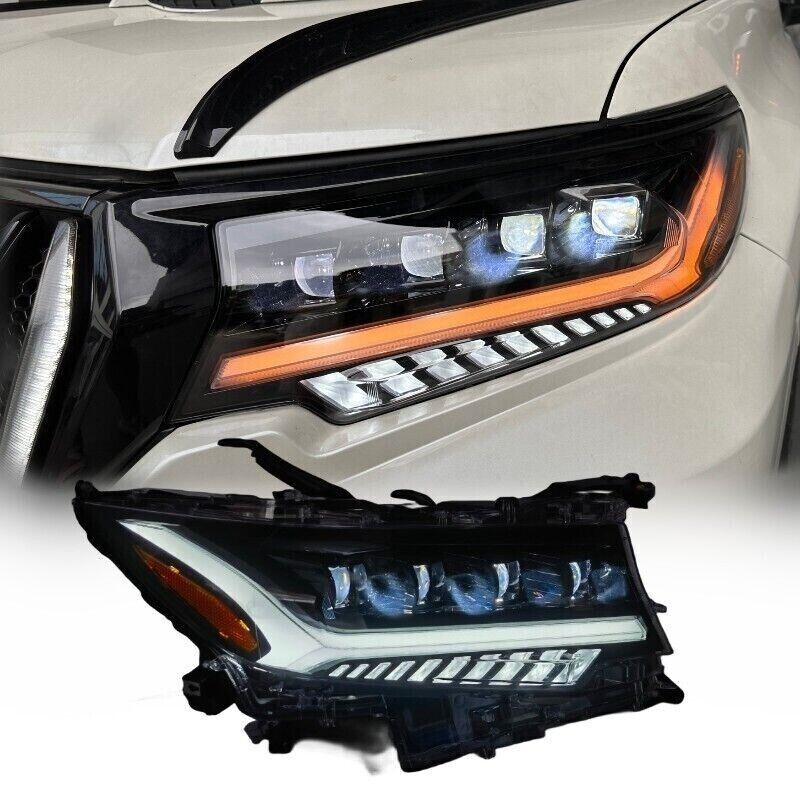 Suitable for Land CRUISER PRADO 2018-2023 LED Headlights with Dynamic Matrix Design