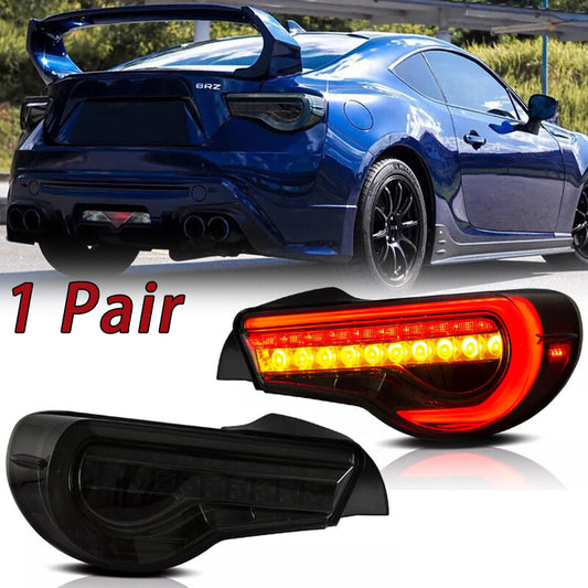 1. Dual LED taillights suitable for 2013-2020 for Toyota 86/ for Subaru BRZ/ for Scion FRS with sequential lighting.