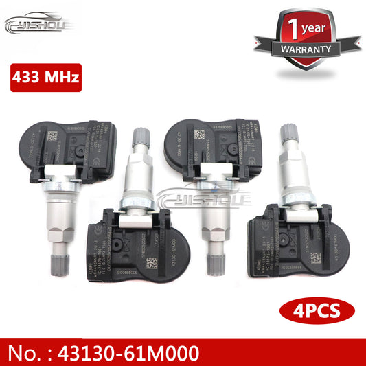 4-piece TPMS tire pressure monitoring sensor kit 43130-61M00 for Suzuki for Swift Vitara