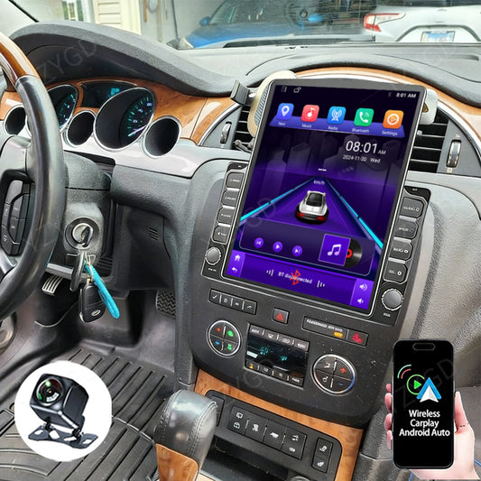 Android Auto Carplay for Buick Enclave 2008-2017 Car Radio Stereo GPS Screen FM