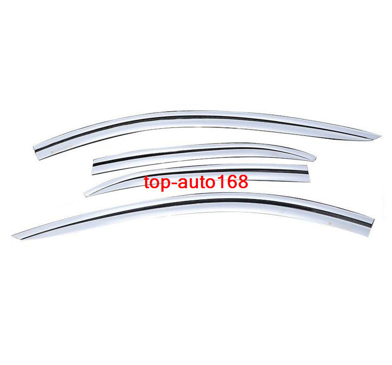 for Benz GLE 2012-2019 Chrome Window Wind Visors Sun Rain Guard Vent Deflectors