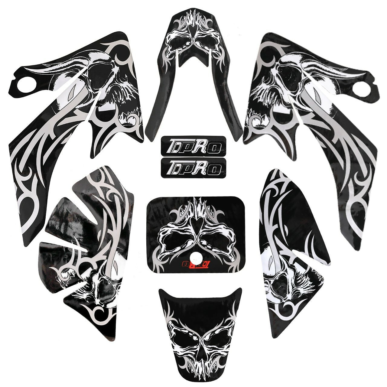 for Ghost Sticker Decal Graphic Kit for Honda CRF50 50cc-125cc Pit Dirt Bike Pro