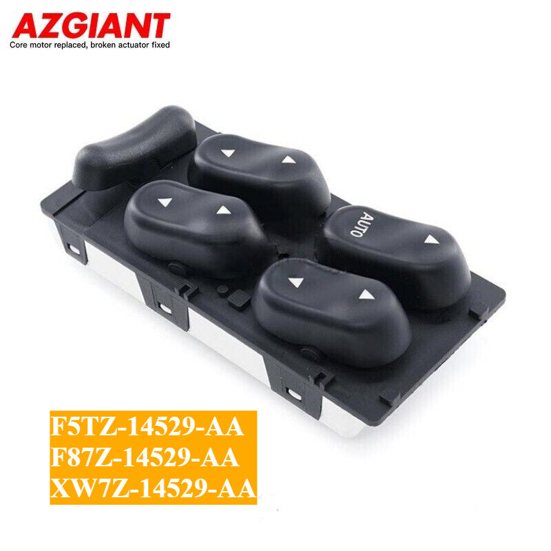 Signed front left drive side window switch for 1992-1995 for Mercury Sable vehicles.