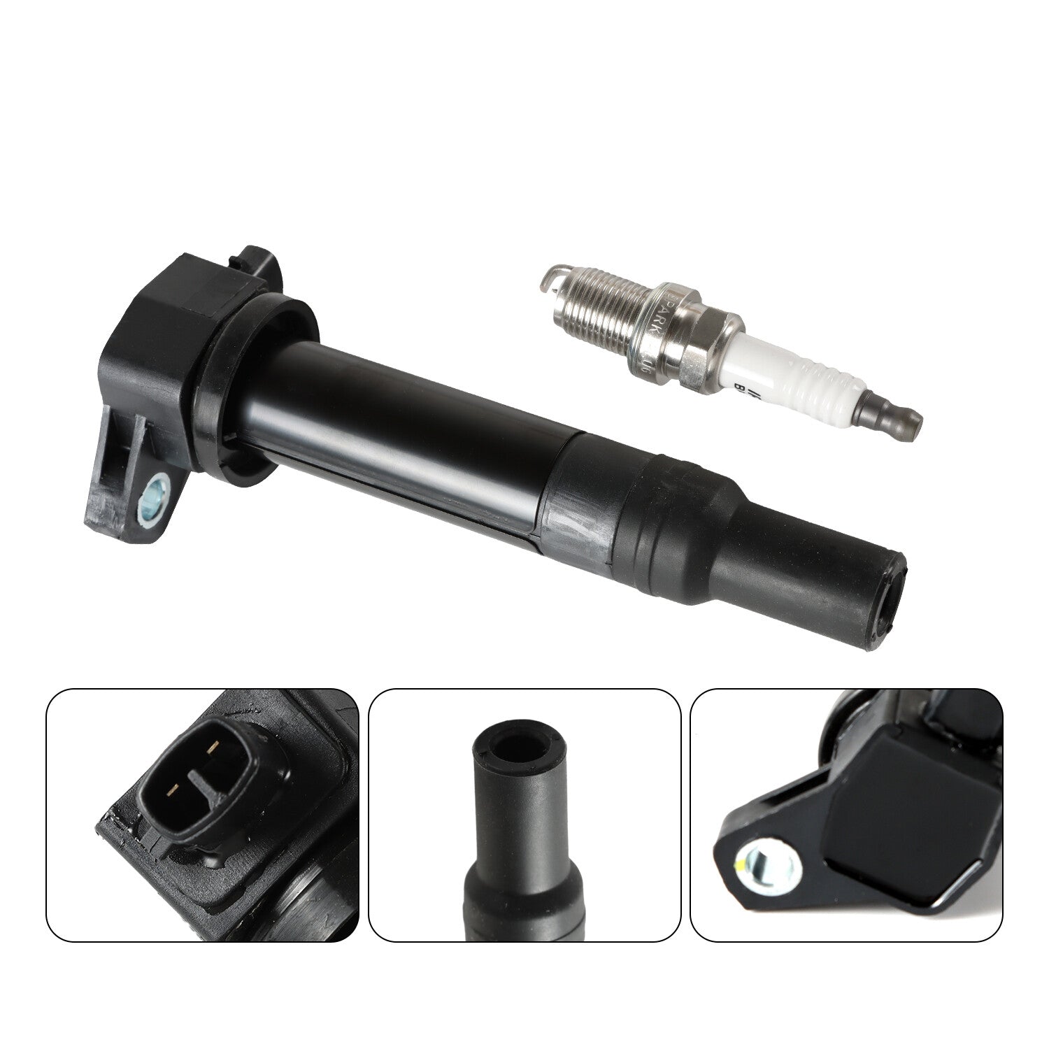 4x Ignition Coils + 4x Iridium Spark Plugs For 06-11 for Hyundai Accent for Kia Rio Rio5
