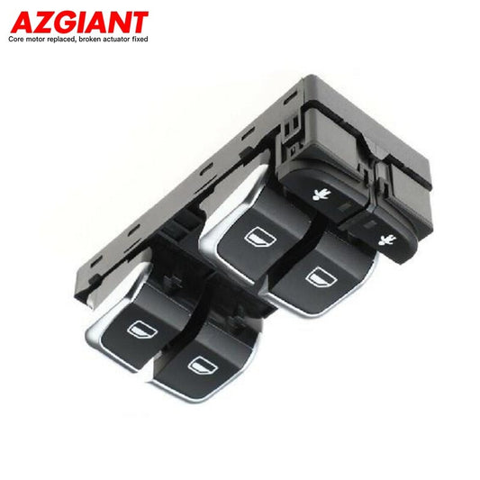 Front Left Driver Side Window Switch With chrome for Audi A6 S6 A7 RS6 Q3 RS7 RSQ3
