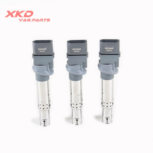 3.2L 3Pcs Ignition Coils Fit for VW for Passat Touareg for AUDI A3 Q7 BDB BMJ 022905100H