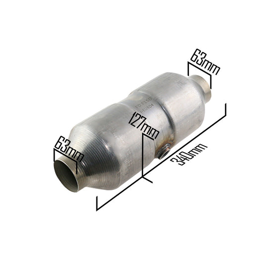 2.5'' Exhaust EURO 4 Ceramic Catalytic Converters 5'' Body 340mm SUS.409