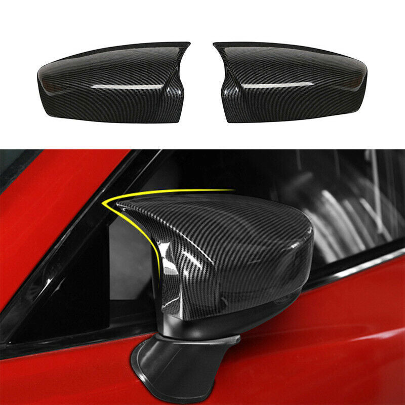 Carbon Fiber ABS for Mazda 3 Axela 2017-2018 Rearview Side Door Mirror Covers