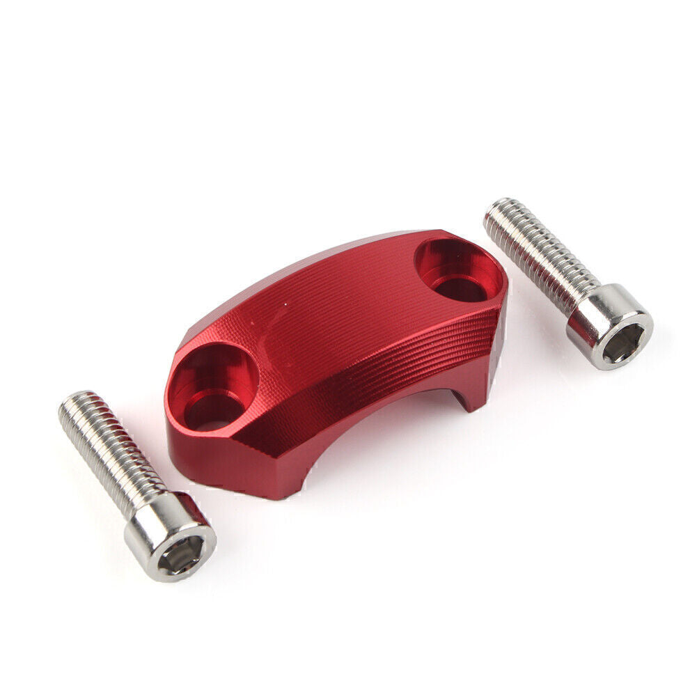 Fit Motocross MX Enduro 22mm CNC Master Cylinder Perch Clamp Cover Motorbike RED
