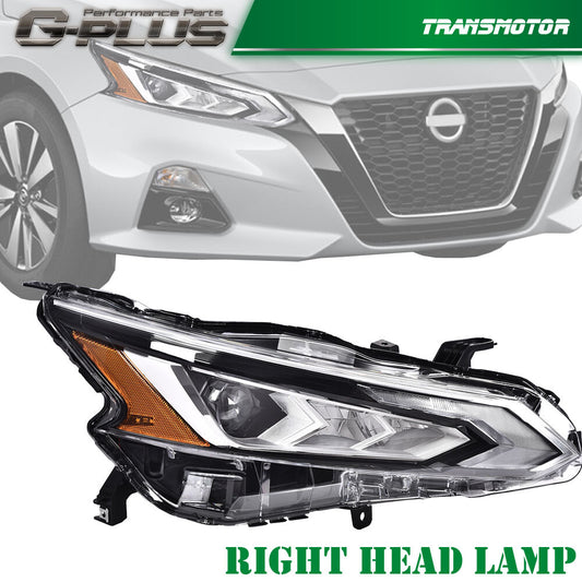 Suitable for 19-21 for Nissan Altima LED DRL projector headlights, passenger side.