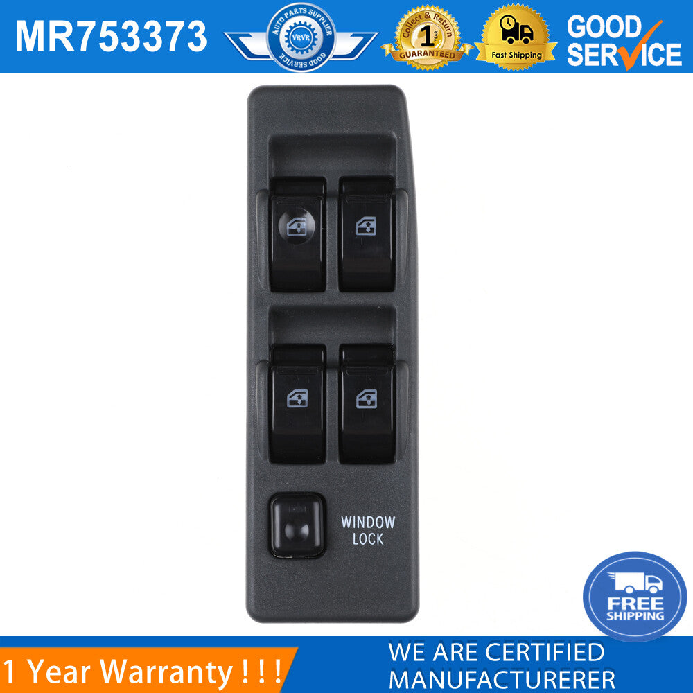 LHD power window main switch MR753373 is suitable for Mitsubishi Pajero Montero Shogun 90-03