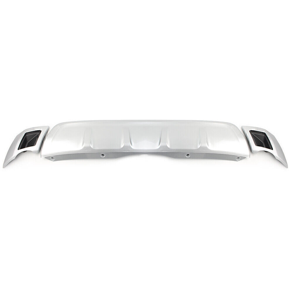 Silver Rear Bumper Protector Cover Plate Fit for Land Rover Discovery 2017-2021 2018