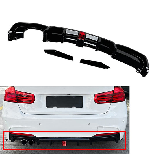 Rear Bumper Protector Spoiler Lip for BMW 3 Series F30 F31 F35 M Sport 2012-19