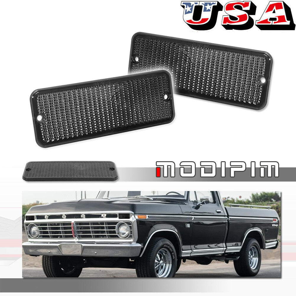 Suitable for 74, 75, 76, and 77 for Ford F-100. Front grille, bumper, turn signal light, lens, and smoke.