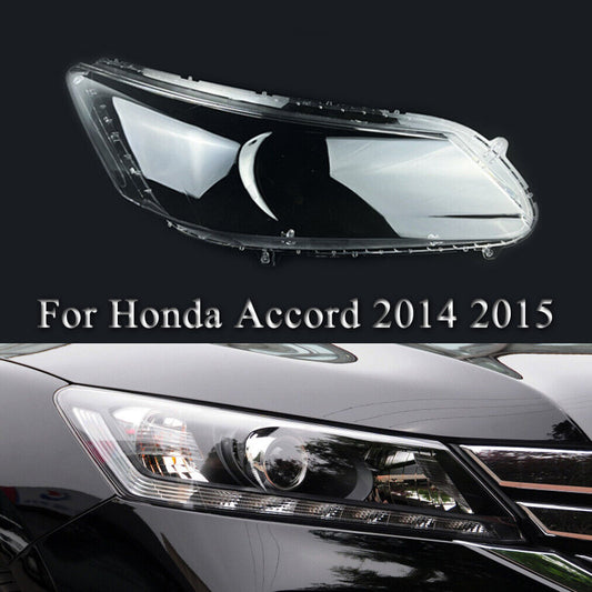 for Honda Accord 2014 2015 Headlight Lens Cover Replacement Transparent Right
