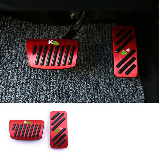 for Kia Forte K3 2019-2022 Red Non Slip Automatic Gas Brake Foot Pedal Pad Cover