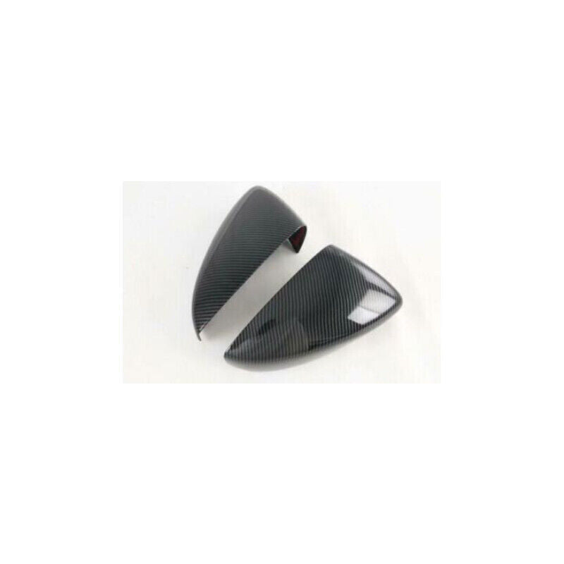 2P Carbon Fiber Rear View Side Door Mirror Cover Trim for Mazda CX-30 CX30 20-24