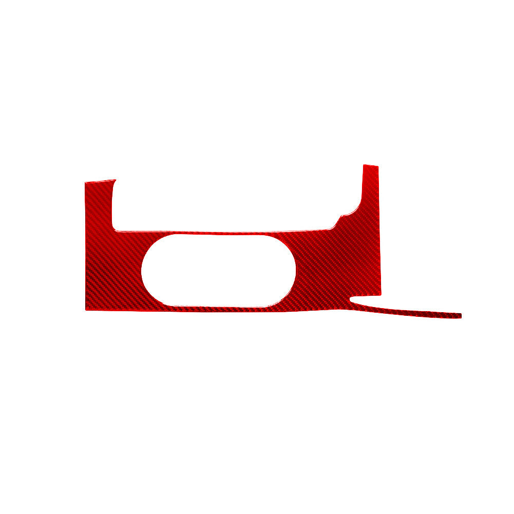 Red Carbon Fiber Interior Gear Shift Panel Cover Trim for Nissan Altima 2019-22