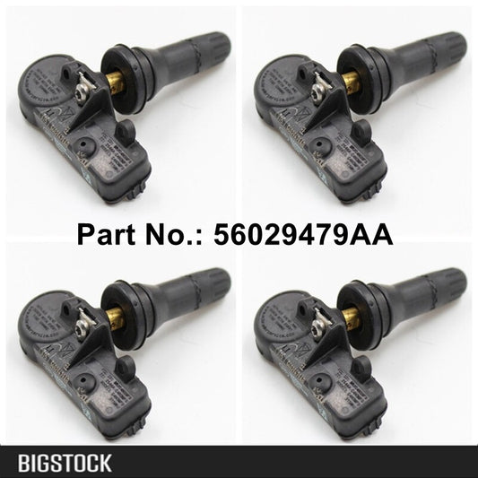 4PCS TPMS 56029479AA Tire Pressure Sensor Monitor System for CHRYSLER for Dodge for Jeep