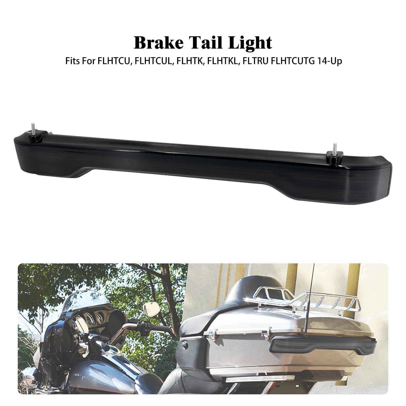 Trunk Flow Brake Turn Signal Light for Harley Tour-Pak Road Electra Glide 14-24