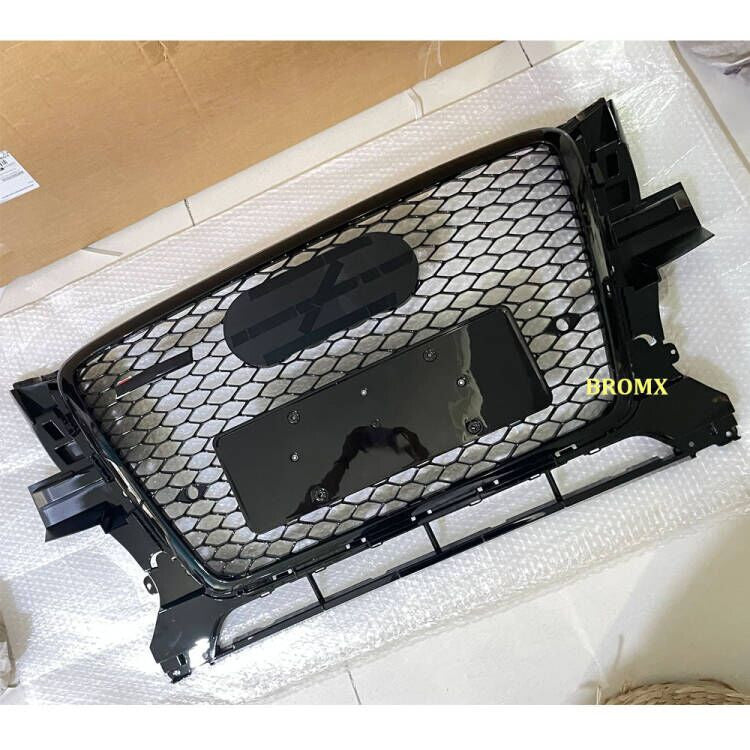 Front Grill Bumper Honeycom Grille Fit for Audi Q5 2009 - 2012 RSQ5 Style Black