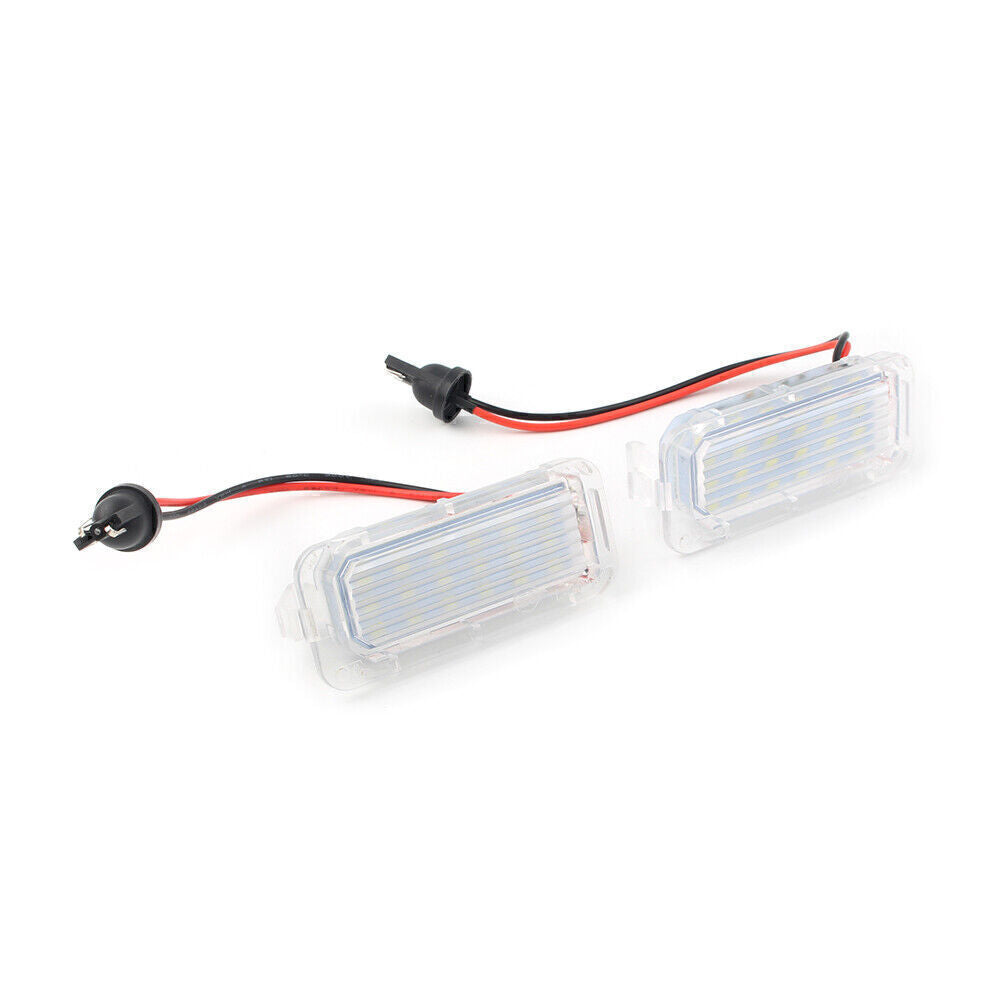 2X SMD 18 LED License Plate Light for Ford Fiesta Focus C-Max Kuga Mondeo XF