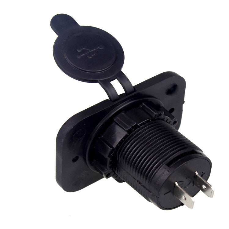 12V 24V Car Cigarette Lighter Socket Dual 3.1A USB Port Charger Power Outlet