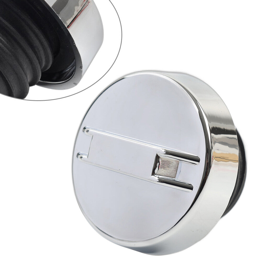 Chrome Vented Gas Fuel Tank Cover for Harley Fat Boy Electra Street Road Glide