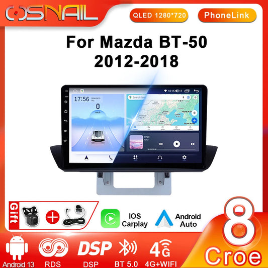 Android Car Stereo Radio for Mazda BT-50 BT50 2012-2018 Player Video CarPlay GPS
