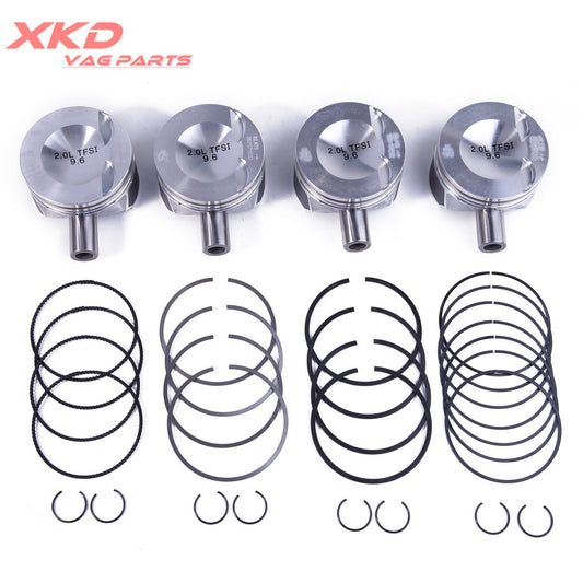 EA888 2.0T Pistons and New Piston Rings for Audi for VW for Jetta for Golf GTI 21mm 06H107065AM