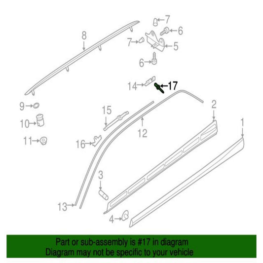 WHT006918 x1 New for Volkswagen Part for VW [Year Range]