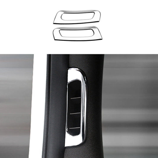 Chrome ABS A Pillar Air Outlet Vent Cover Trim for Jeep Grand Cherokee 2011-2020