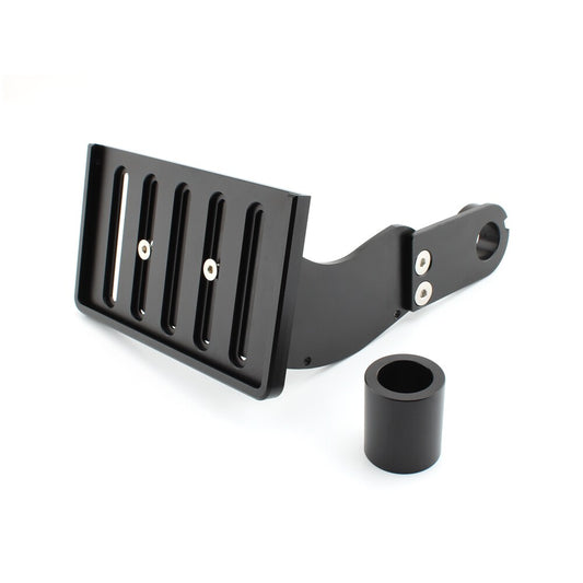 Mount Side License Plate Holder Bracket Black for Harley Street Bob 2018-2022