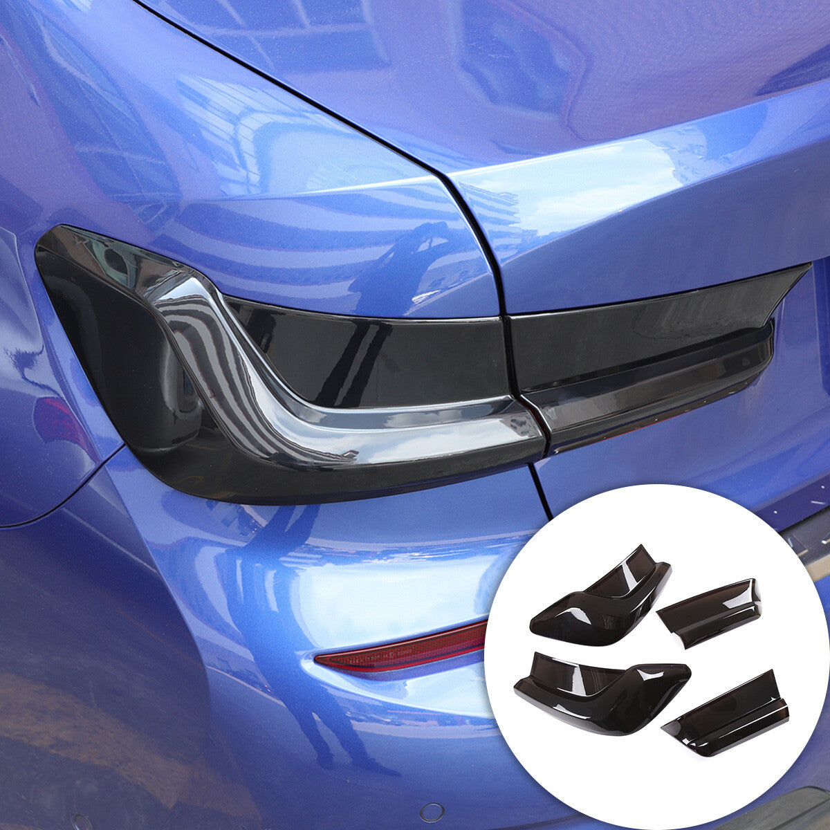 Carbon fiber interior window lift switch button cover decoration for Toyota Tacoma 2011-15