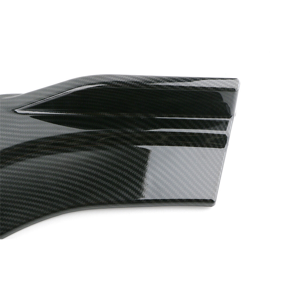 2x Skirt Extension Splitter Joystick WINGLET Diffuser Lip Panel Body Carbon Fiber