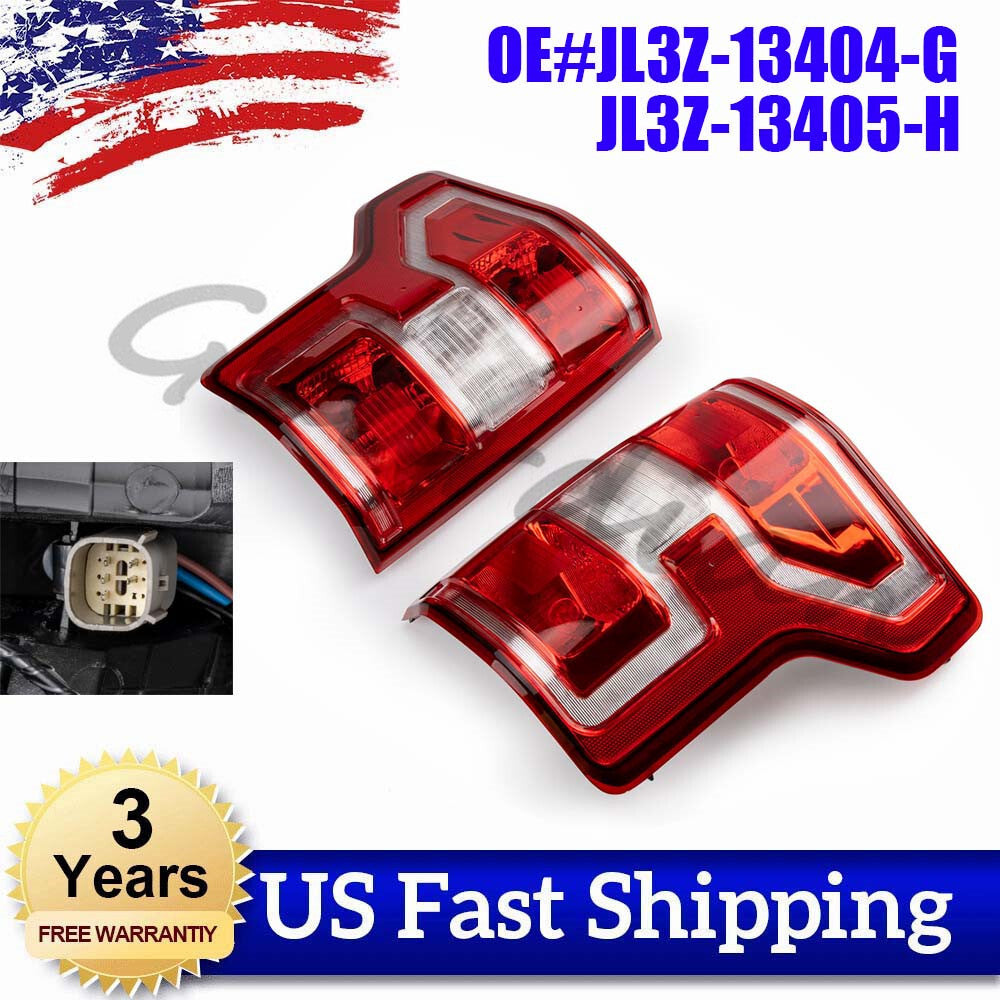 2PCS Left Right New Rear Brake Tail Light Lamp for Ford F150 F-150 2018-2020 19