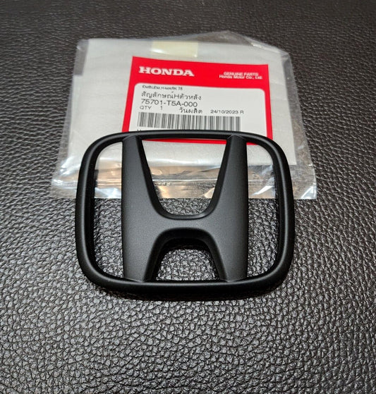H Rear CR-V MATT Black Embroidered Badge Applicable to Rear for Honda CR-V 2023-ON