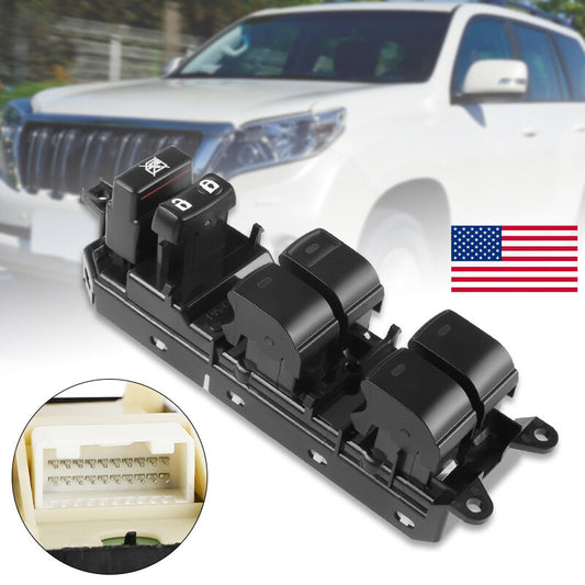 Left Driver Side Master Power Window Door Switch for 2010-2015 for Toyota 4Runner
