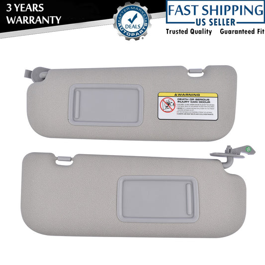 1 Pair Sun Visor Left Right for Hyundai for Elantra 15 GL 852103X000TX 852203X000TX