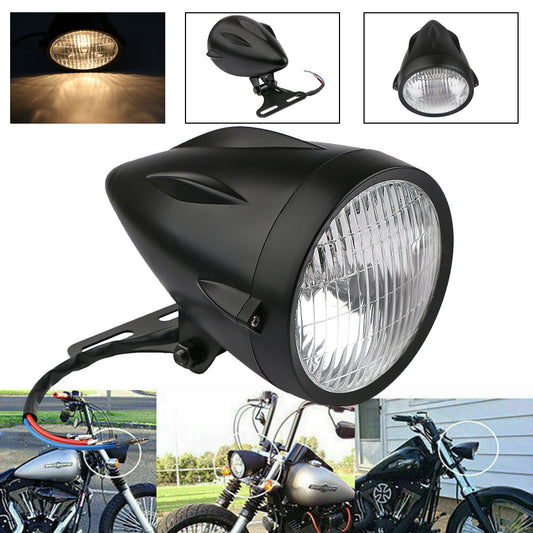 Motorcycle4.5Inch Headlight Headlamp Lamp for Harley Bobber Chopper Custom for Honda