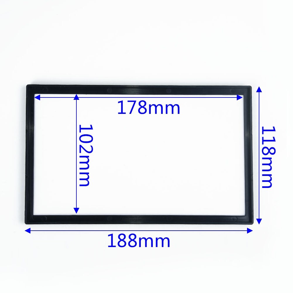 2Din Stereo Audio Dash Bezel Panel Mounting Frame For Auto/car Radio DVD Player