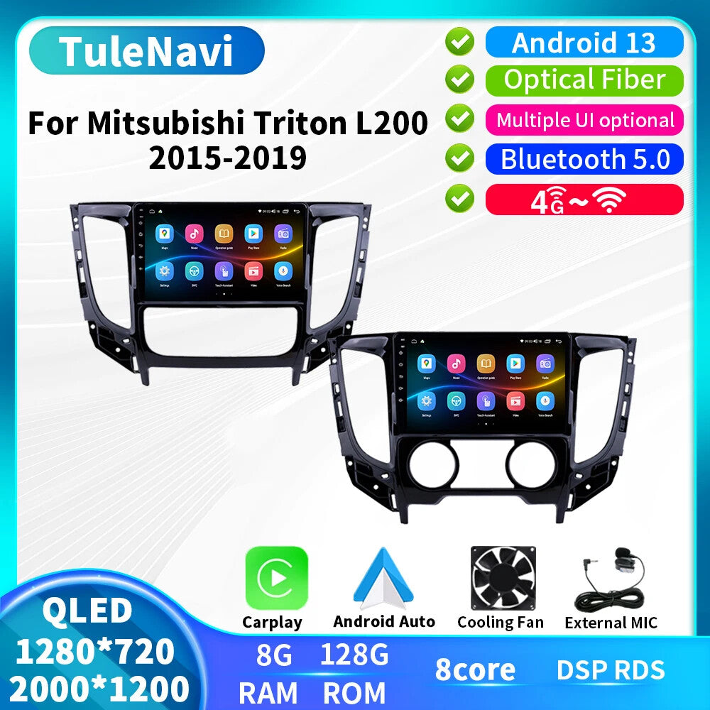 Android for Mitsubishi Triton L200 MT AT Car Radio Video Stereo Player Carplay